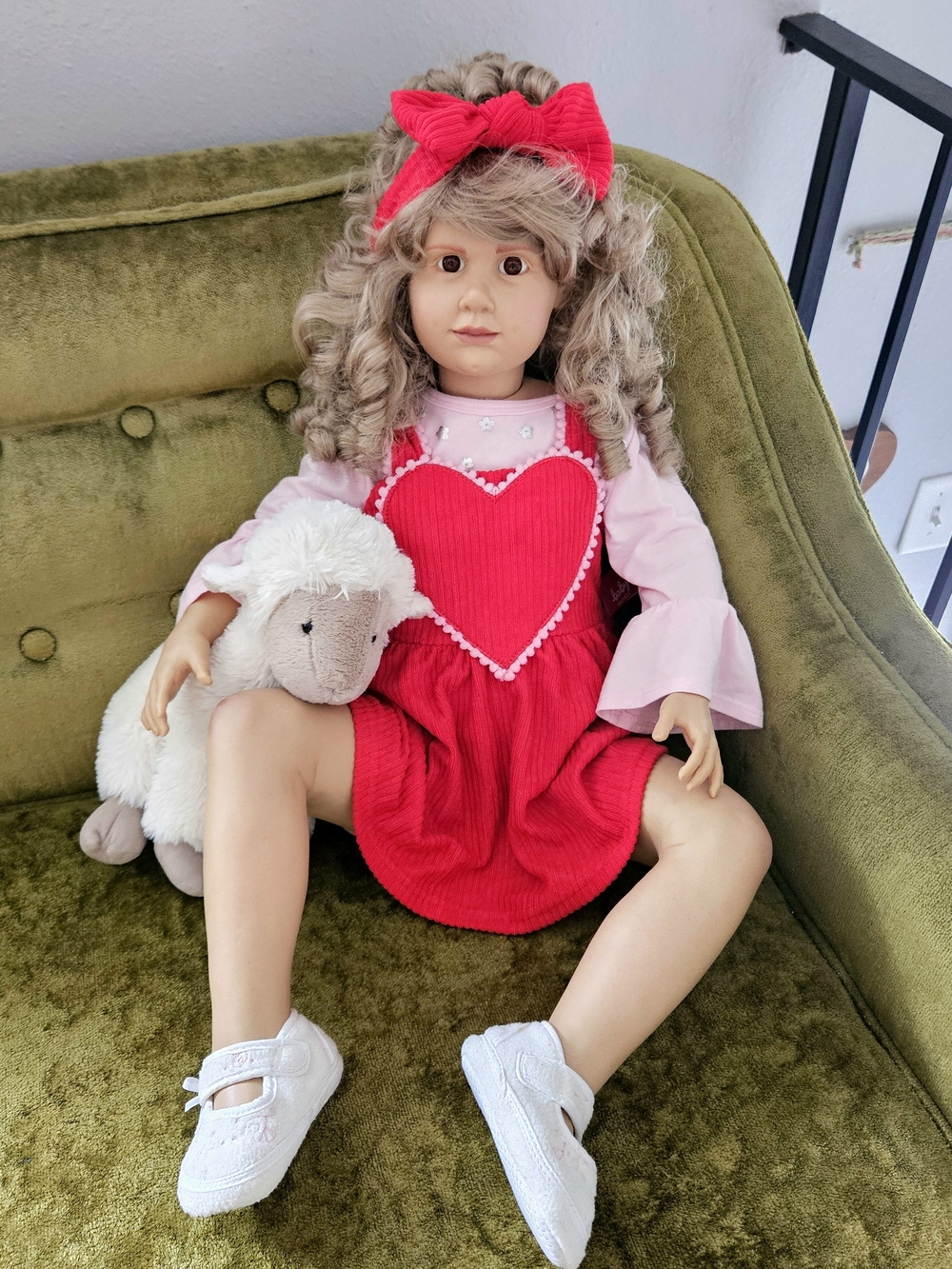 Child Size Reborn Doll 30" EUC!